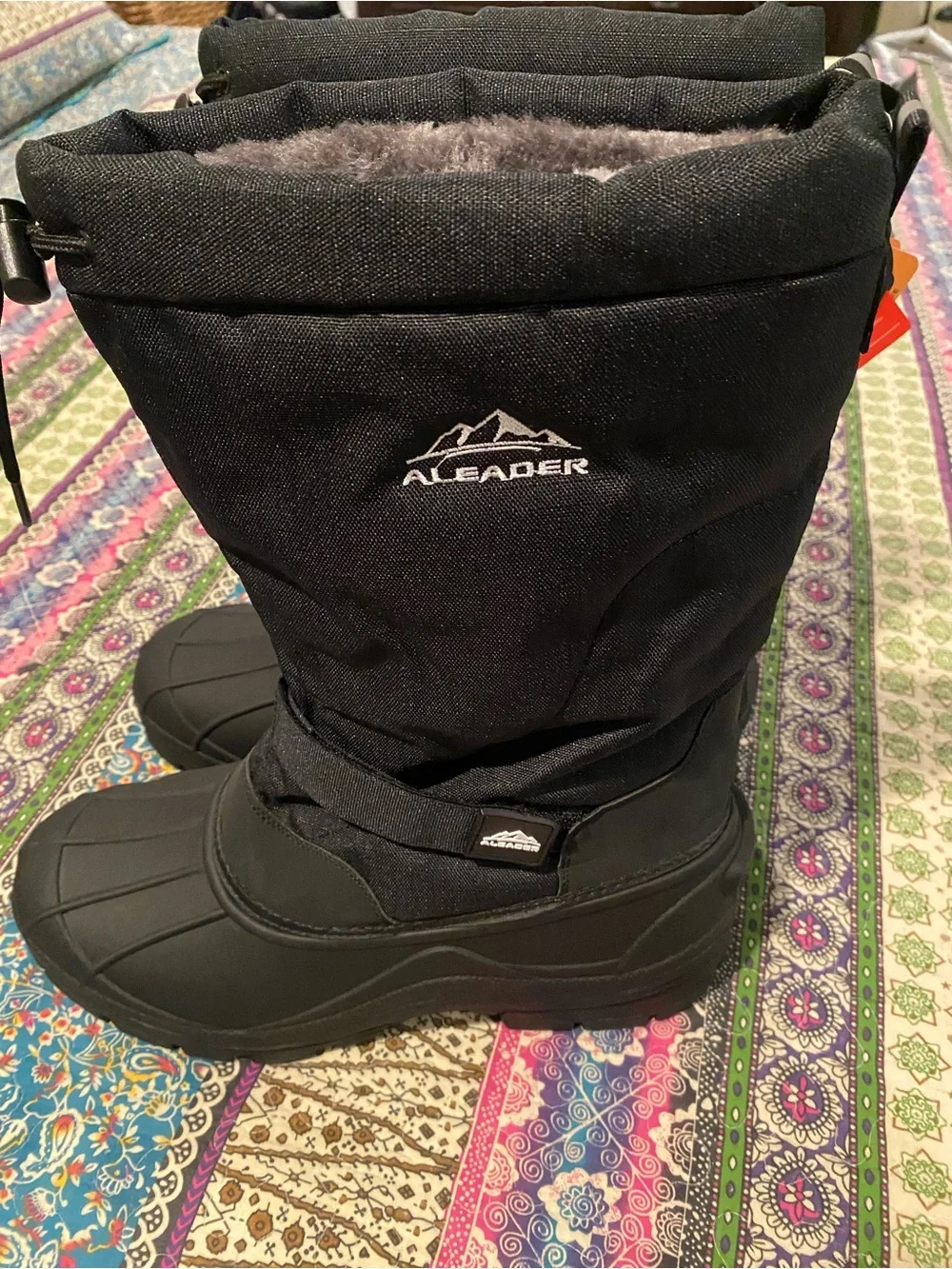 Men's Winter Waterproof Insulated Shell, Comfortable Outdoor Snowboots
